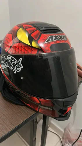 Capacete Axxis Eagle Snake Vermelho/Preto