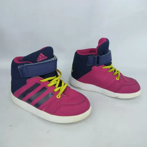 tênis adidas jan bs 2 mid rosa e azul 24 menina ( aceito troca )