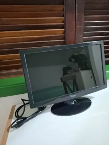 Monitor PCTOP SLIM 15.6" LED PRETO BIVOLT