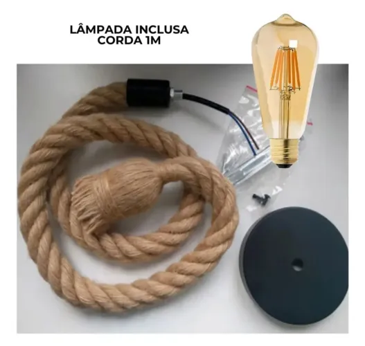 Vendo corda de cinzal com lâmpada kit com 3