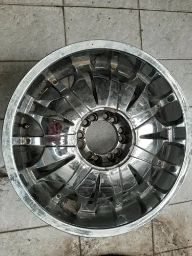 Roda aro 20 Verde Cromada modelo Helix Pickup Hilux 6X139 usada