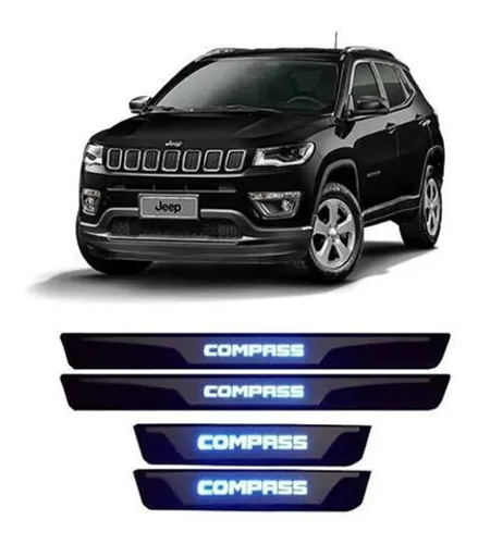 Soleira Com Led Jeep Compass 2017 à 2021 KX3