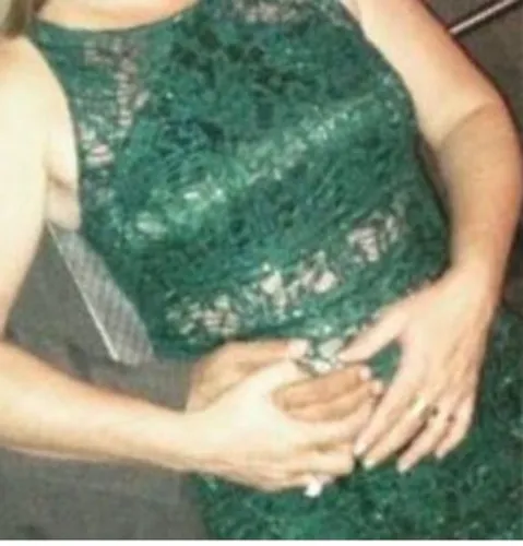 Vestido longo para formatura, casamentobordado verde
