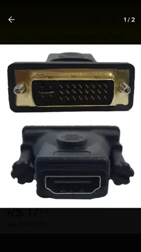 adaptador/conversor DVI-I p/ HDMI