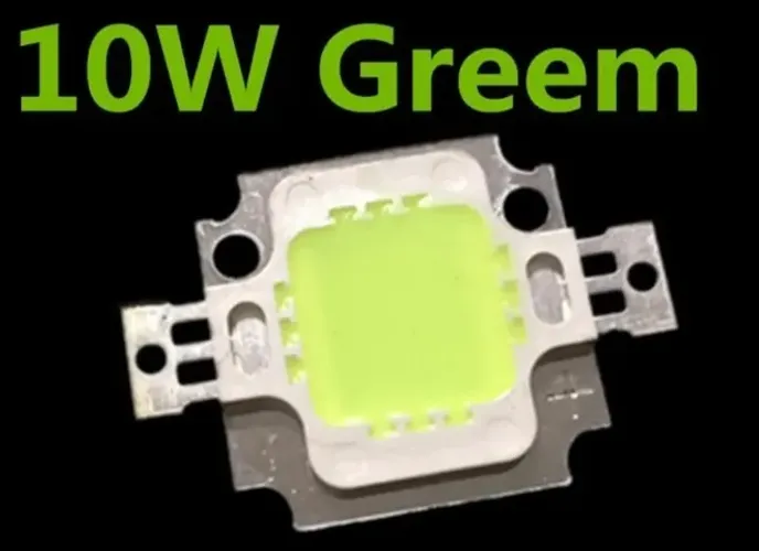 Led Super Power 10w 12v Verde  3000~3200k  Arduino Automação Robotica COD-CP414  