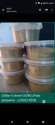 Glitter Ouro 0.4