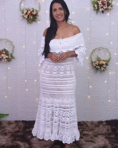 VESTIDO DE CROCHÊ 
