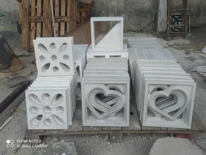 Cobogós de gesso vários modelos e medidas 