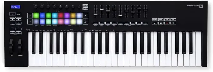 Teclado Launchkey 49 Mk3 Controlador Novation USB 49 Teclas