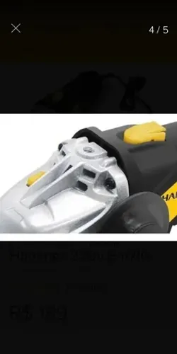 Esmerilhadeira Angular Hammer 4.1/2 710w <br><br>