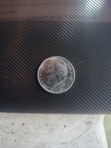 Moeda do papa e nossa senhora aparecida