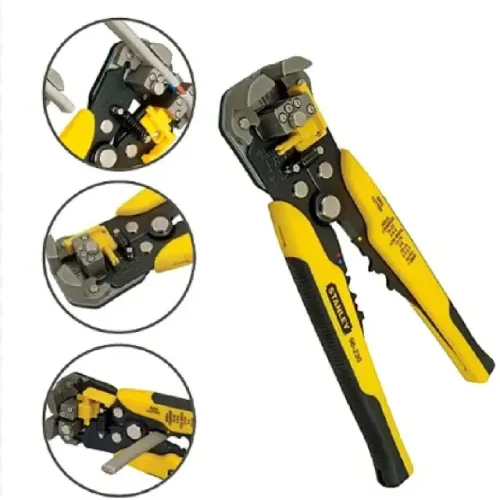 Alicate Automático Ajustável Desencapador e Crimpador de Fios 8'' 203mm Stanley
