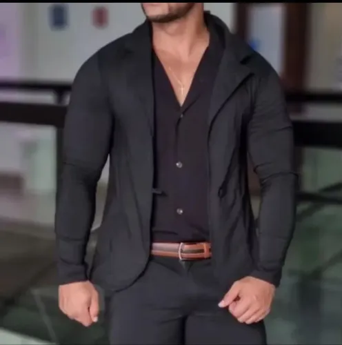 Blazer preto Masculino