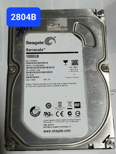 Placa 1 Tb St1000dm003 - Fw: Cc49 - Cod. 2804b
