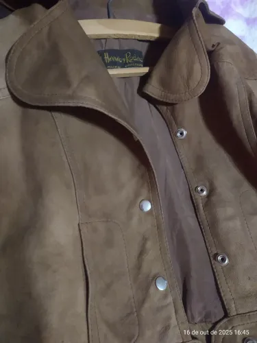 Jaqueta couro legítimo Madri