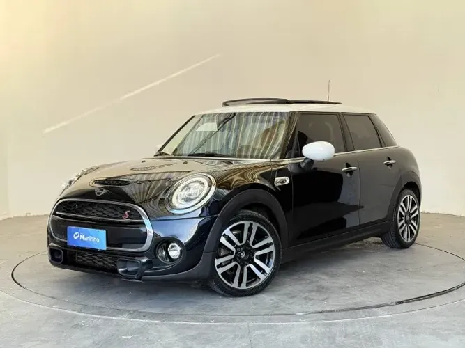 MINI COOPER S TURBO COMPLETO COM TETO SOLAR E INTERIOR MARRON