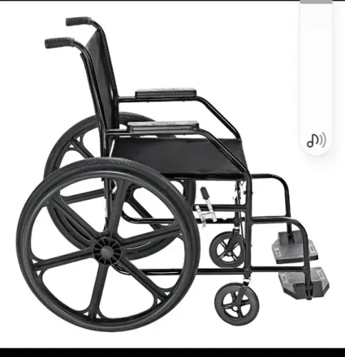 Cadeira de rodas prolife pneu maciço 40cm