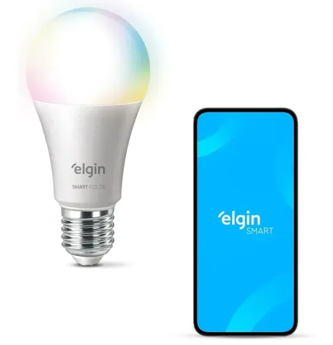 Lâmpada LED Smart Color Wi-Fi - Elgin