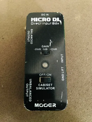 Pedal Mooer Micro Di Direct Input Box - Envio Rápido!!! - ABAIXEI O VALOR!!!