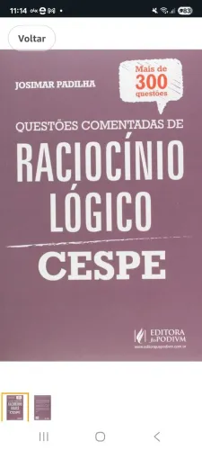 Livro Raciocínio Lógico CESPE - Josimar Padilha