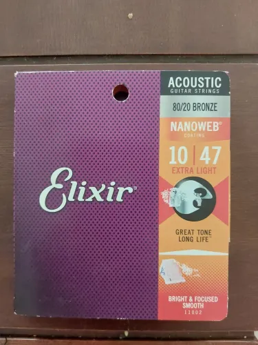 Encordoamento elixir 010 violão aço