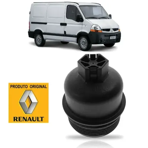 Tampa do Copo do Radiador de Óleo Original Renault Master 2.5 2.3