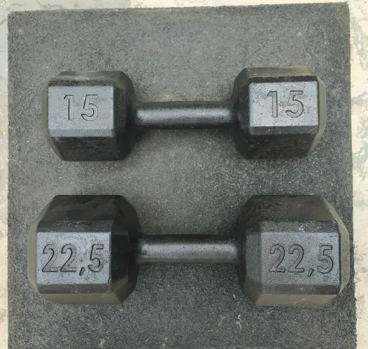 Halter dumbell sextavado kettlebell barra montada 