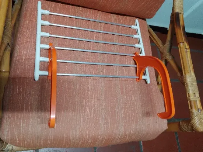 Varal De Janela Parede Porta Dobrável Portátil Apartamento-