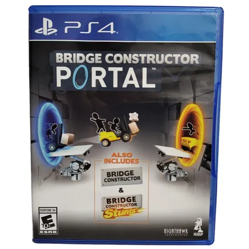 Jogo Bridge Constructor Portal PS4 Mídia Física Raro Seminovo