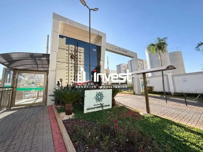 Apartamento à Venda - Condomínio Águas Cristalinas - Guanabara, com 2 quartos, elevador e