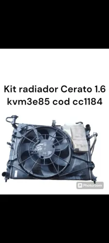 Kit radiador Cerato 1.6 kvm3e85 cod cc1184