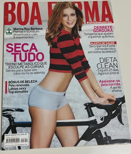 Boa Forma - Edição 340 - Fevereiro 2015 - Capa Marina Ruy Barbosa 