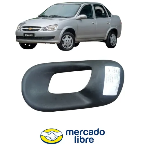 Moldura Gatilho Traseiro Esq Maçaneta Corsa Classic 94 Ao 17