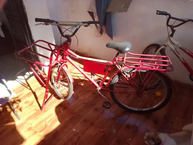 Bicicleta de Carga Vermelha
