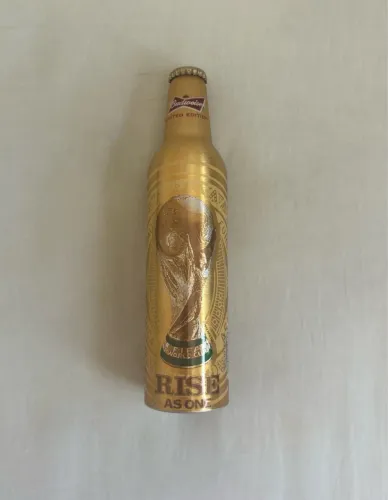 garrafa budweiser - copa do mundo futebol, 2014