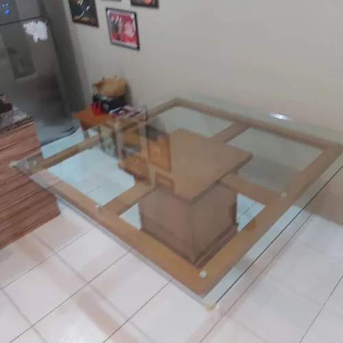 Mesa Jantar Tampo Vidro 1, 50 MT x 1,50 MT