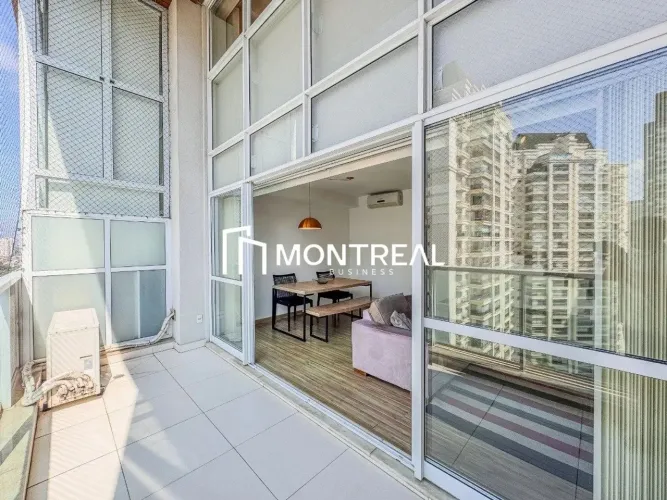 APARTAMENTO À VENDA NO BROOKLIN, 1 SUÍTE. 1 VAGA DE GARAGEM.