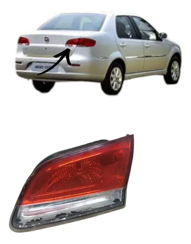 Lanterna Siena G4 2008 2012 Tampa Original Usado Direito Direito Vermelho