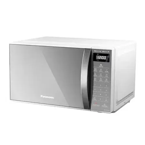 (110V) Micro-ondas Panasonic NN-ST27LWRUN - 21 Litros, Porta Espelhada, Branco/Cinza