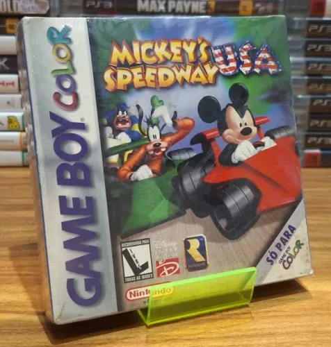 Jogo Mickeys Speedway USA Gameboy Color Original Lacrado