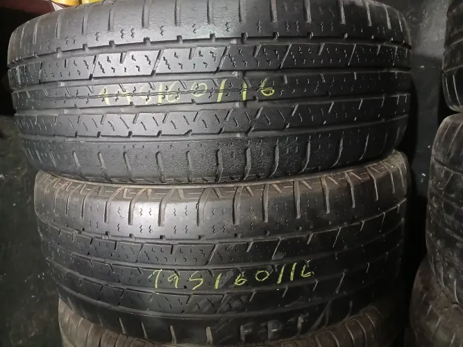 Par de pneus 195/60/16 Continental 