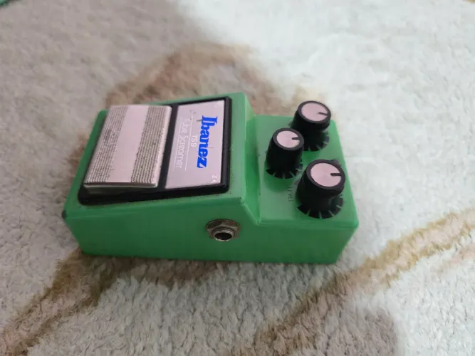 Pedal de efeito Ibanez Tube Screamer TS9 verde