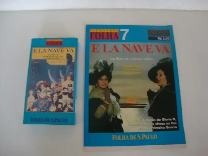 Fita VHS Coleção Videoteca Folha : E La Nave Va nº 7.