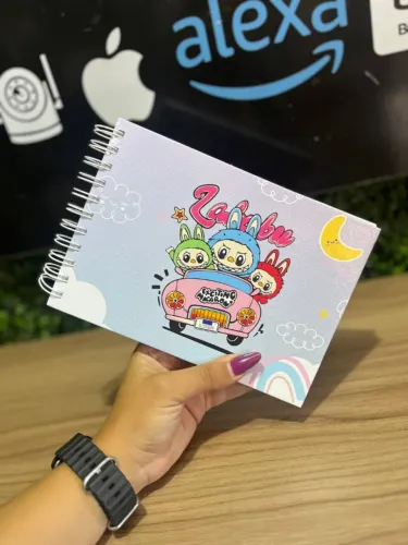 Caderno de Pintura Bobbie Goods - Labubu
