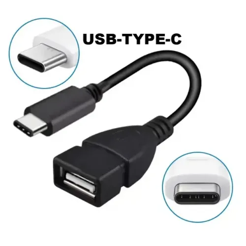 Cabo Adaptador Otg Fêmea Tipo C TypeC Usb 3.0 Pendrive Celular