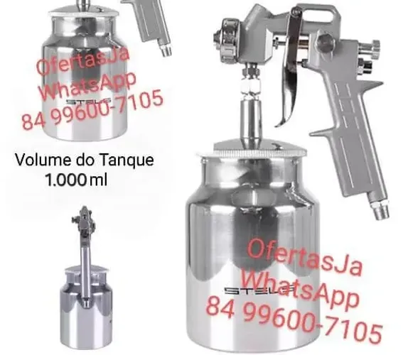Pistola de Pintura por Sucção 1.000ML em Alumínio