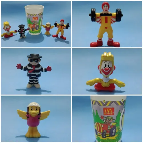 Lote itens McDonald's colecionáveis