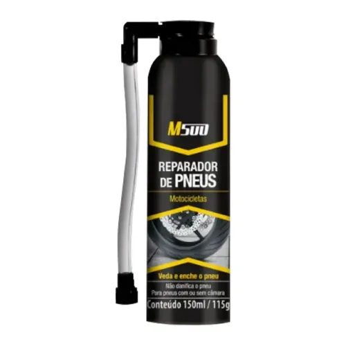 Reparador Pneu Moto Bicicleta Carro 150ml M500 Emergência
