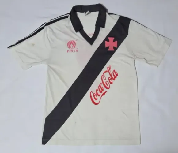 Rara Camisa do Vasco da Gama 1989 Finta Coca-Cola #7 Futebol Vasco