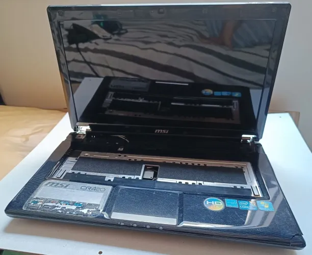Carcaças Notebook Msi Cr420 Tela Cooler Flats +windows7+dvds